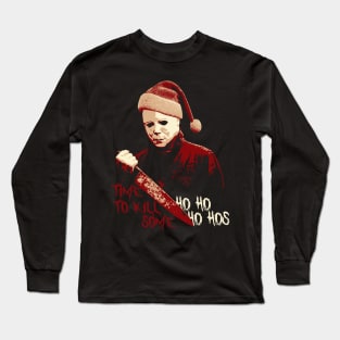 Christmas Michael Myers Long Sleeve T-Shirt